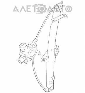 Geam electric cu motor spate stânga Subaru Legacy 15-19