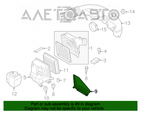 Receptor de aer Subaru Legacy 15-19 nou OEM original