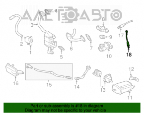 Лямбда-зонд второй Subaru Legacy 15-19