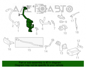 Ventilul de racire EGR pentru Subaru Legacy 15-19