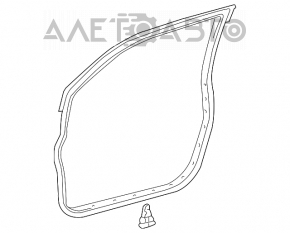 Garnitura ușii față stânga Toyota Sienna 11-20