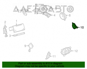 Динамик задний правый Toyota Sienna 11-20