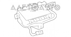 Airbag-ul pasagerului din bordul Toyota Sienna 11-16.