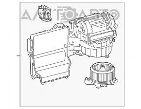 Печка в сборе Toyota Sienna 11-20