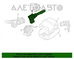 Comutatorul de sub volan din dreapta Toyota Sienna 11-20