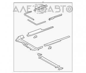 Mecanismul de deschidere a portbagajului pentru Toyota Sienna 11-20