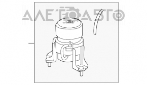 Pernele centrale ale motorului Toyota Highlander 14-16 3.5