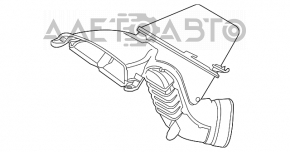 Воздухоприемник Toyota Highlander 14-16 3.5