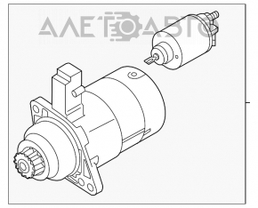 Стартер VW Jetta 19- 1.4T