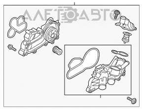 Помпа водяная VW Jetta 19- 1.4T