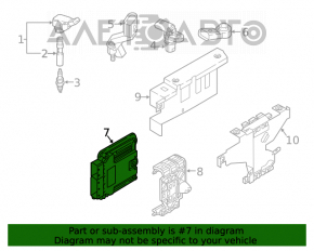 Блок ECU компьютер двигателя VW Jetta 19- 1.4T