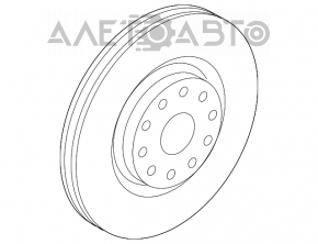 Disc frana fata dreapta VW Jetta 19-290mm nou original OEM