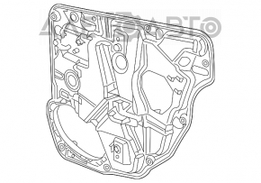 Geam electric cu motor spate stânga Dodge Dart 13-16