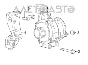 Generatorul Dodge Dart 13-16 2.0 2.4