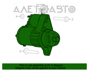 Стартер Dodge Dart 13-16 2.0 2.4