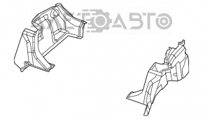 Capacul arcului drept Dodge Dart 13-16 tip 1