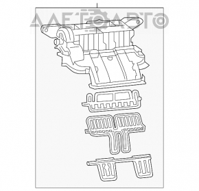 Печка в сборе Dodge Dart 13-16