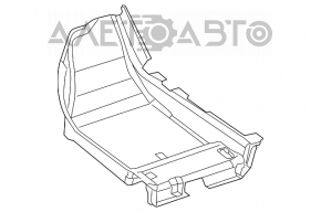 Acoperirea pardoselii pentru Dodge Dart 13-16, negru.