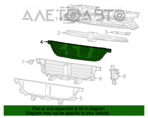 Amplificatorul pentru bara spate a Chevrolet Equinox 10-17, nou, neoriginal.