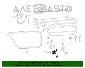 Capac portbagaj Dodge Dart 13-16