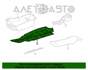 Protecție bara spate stânga Toyota Rav4 16-18 hibrid