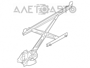 Geam electric cu motor, fata stanga, Mitsubishi Outlander 14-21