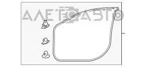 Уплотнитель двери передней левой Mitsubishi Outlander 14-21