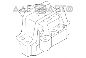 Perna motorului dreapta Mitsubishi Outlander 14-21 nou OEM original