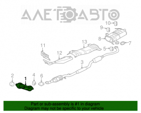 Tubul de admisie Mitsubishi Outlander 14-21 FWD