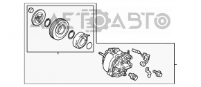 Compresorul de aer condiționat Mitsubishi Outlander 14-21