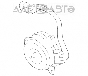 Motorul ventilatorului de răcire stânga Mitsubishi Outlander 14-18 2.4, 3.0