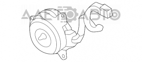 Motorul ventilatorului de răcire dreapta pentru Mitsubishi Outlander 14-18 2.4, 3.0.