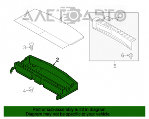 Tava portbagajului Mitsubishi Outlander 14-21