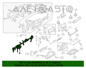 Труба подторпедная усиление Mitsubishi Outlander 14-21