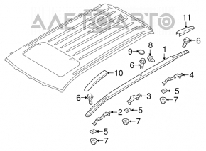 Рейлинги поперечные Mitsubishi Outlander 14-21