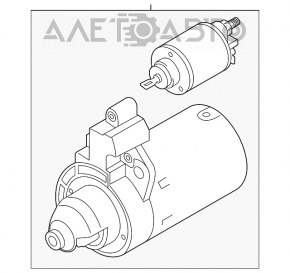 Starter VW Passat b7 12-15 USA diesel nou original OEM