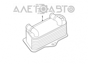 Radiator de ulei pentru cutia de viteze automata VW Passat b7 12-15 USA 2.0 TDI