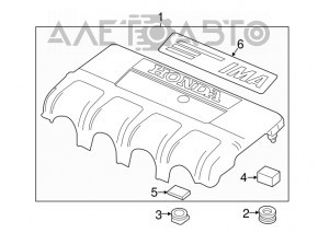 Capacul motorului Honda CRZ 11-16