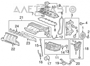 Colector de admisie din metal pentru Honda CRZ 11-16