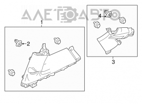 Capac spate stânga Honda CRZ 11-16