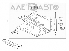 Перчаточный ящик, бардачок Honda CRZ 11-16