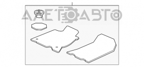 Set de covorașe pentru interiorul mașinii Honda CRZ 11-16