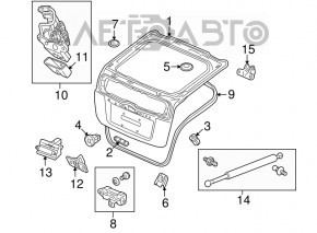 Замок двери багажника Honda CRZ 11-16