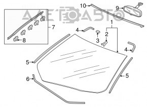 Лобовое стекло Honda CRZ 11-16