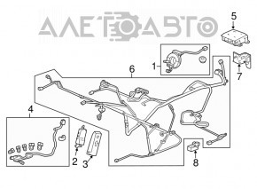 Senzor airbag usa stanga Honda CRZ 11-16