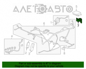 Senzor airbag dreapta față Honda CRZ 11-16