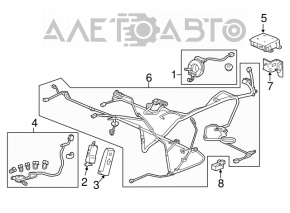 Senzor airbag dreapta față Honda CRZ 11-16