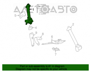 Centura de siguranță spate dreapta pentru Toyota Rav4 13-18, culoare neagră.