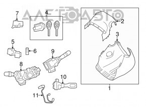 Ключ Toyota Rav4 13-18 3 кнопки