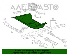 Корыто багажника Toyota Rav4 13-18